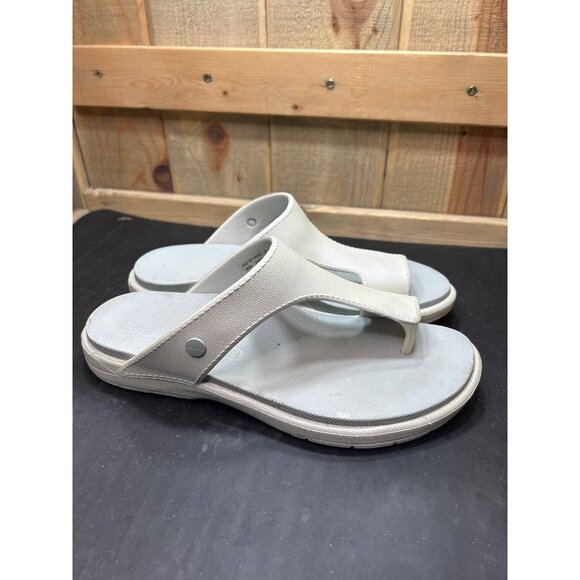Dansko Womens Krystal Molded Toe-Loop Sandals EU40 US 9.5-10 White - Picture 1 of 9